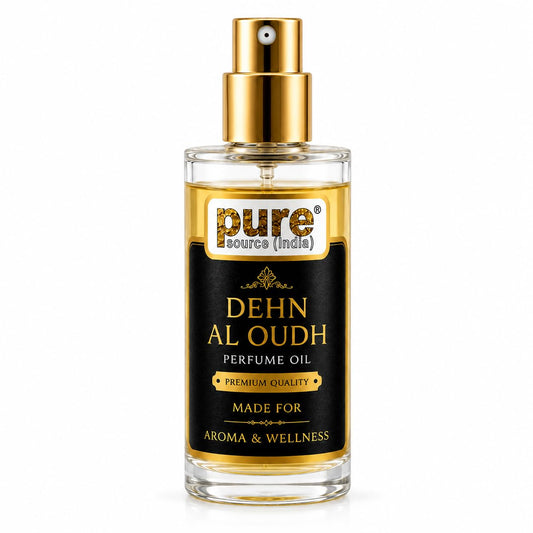 Pure Source India Dehn Al Oudh Perfume Oil Spray 100ml | Premium Long Lasting Luxury Arabian Oud Fragrance |Car & Fabric Freshener