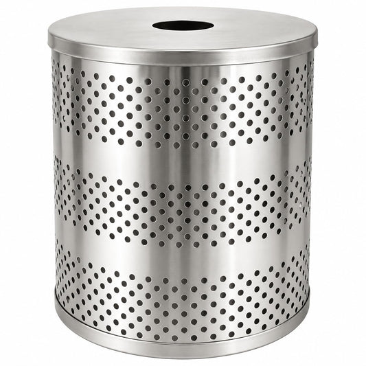 Pure Source India Stainless Steel 7.6 Inch Wind Protector Cover for Akhand Jyot | Safety Guard for Temple, Puja Room & Outdoor Use
