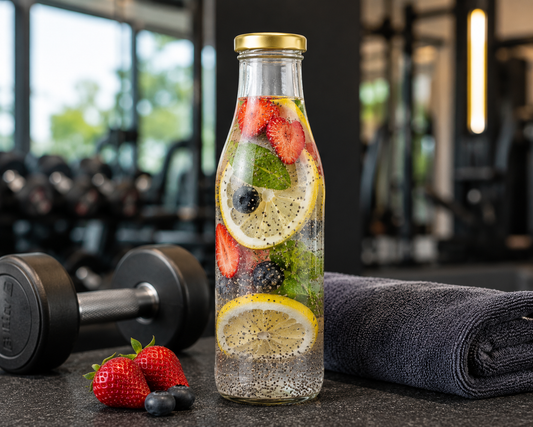 Pure Source India Glass Bottle, 1000ml, Transparent