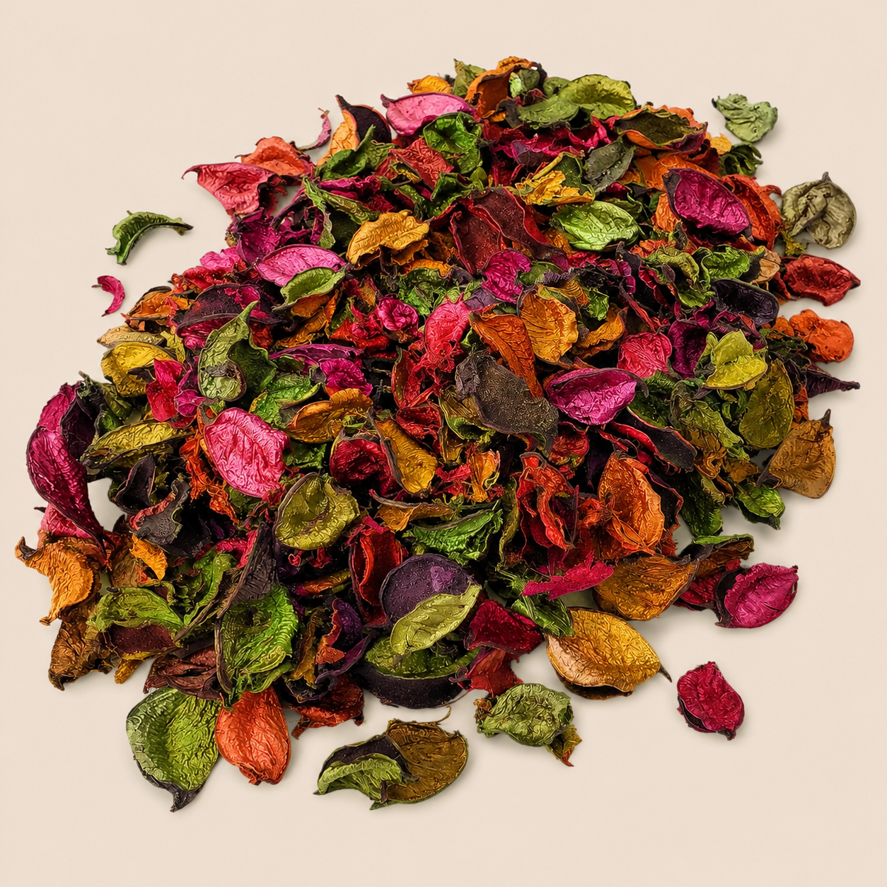 Pure Source India Unscented Dried Flowers Leaves Potpourri, 500 Gm, Mix Color