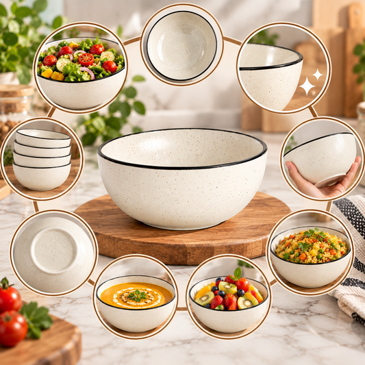 Pure Source India 110ml Dotted White Small Ceramic Bowl Handcrafted/Decorative Bowls for Home and Kitchen(3.5 Inch Diameter, 1.5 Inch Height)