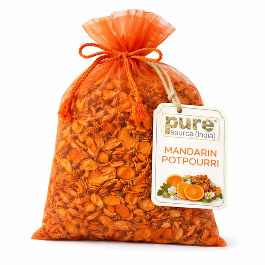 Pure Source India 130gm Scented Lavender Potpourri – Decorative Fragrant Dried Flower Petals for Home & Gift Use