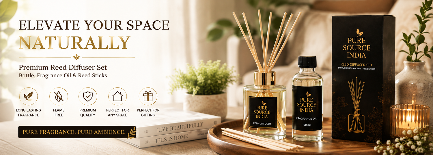 Reed Diffuser Bottle, Oil & Sticks