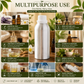 Pure Source India Aluminum Empty Bottle 250ml with Inner Lid & Cap – Ideal for Essential Oils, Oil Blends, Cosmetics and Liquid Storage (Pack of 1)