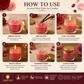 Pure Source India 20 Gram Set of 12 pcs Scented Mini Glass Jar Candle with Rose Fragrance