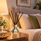 Pure Source India 100ML Empty Round Reed Diffuser Glass Bottle Coming with 6 Pcs Black Reed Sticks