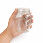 Pure Source India 100ml Glass Matka Jar with Golden Airtight Lid | Leak-Proof Small Glass Container for Spices, Masala, Herbs, Dry Fruits & Kitchen Storage