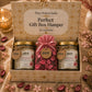 Pure Source India Luxury Festive Gift Box Hamper with Geranium Scented Candles & Pink Potpourri