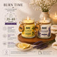 Pure Source India Scented Jar Candle Set of 2 (Lemon & Lavender) | 150 g Each | Premium Wax Candles | 35–40 Hours Burn Time | Aromatherapy Candles for Home Decor, Diwali, Bedroom, Spa & Gifting