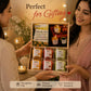 Pure Source India Premium Scented Candle Gift Box Set of 6 (50g Each) | for Home Décor, Diwali, Bedroom, Spa, Meditation & Gifting (Mandarin, Rose, Lemongrass)