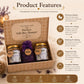 Pure Source India Luxury Festive Gift Box Hamper with Lavender Scented Candles & Purple Potpourri| Premium Gift Set