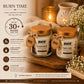 Pure Source India Scented Jar Candle Set of 2 (Coffee & Musk) | 150g Each | Premium Wax Candles | 35-40 Hours Burn Time | Aromatherapy Candles for Home Decor, Diwali, Bedroom, Spa & Gifts