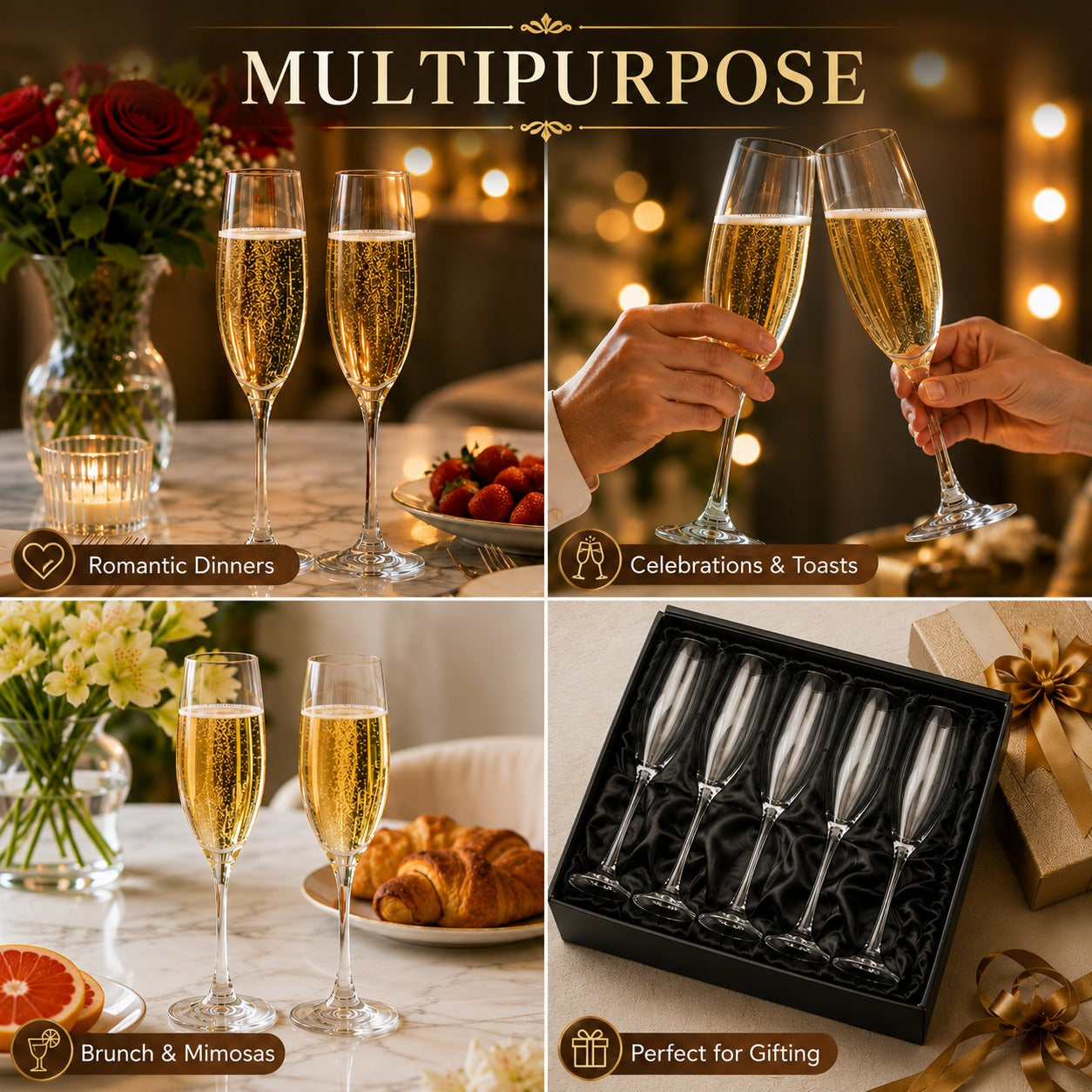 Pure Source India Whiskey & Wine Glass Set of 2, 160 ML Clear Mini Wine Glasses, Elegant Small Stemmed Glassware for Whiskey, Wine, Cocktails, Home Bar & Parties