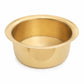Pure Source India Pure Brass Round Patila Tope Bhagona, Traditional Brass Cooking Pot | Indian Brass Cookware for Home Kitchen, Restaurant, Hotel, Serving, Cooking & Gifting