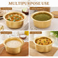 Pure Source India Pure Brass Round Patila Tope Bhagona, Traditional Brass Cooking Pot | Indian Brass Cookware for Home Kitchen, Restaurant, Hotel, Serving, Cooking & Gifting