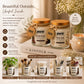 Pure Source India Scented Jar Candle Set of 2 (Coffee & Musk) | 150g Each | Premium Wax Candles | 35-40 Hours Burn Time | Aromatherapy Candles for Home Decor, Diwali, Bedroom, Spa & Gifts