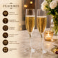 Pure Source India Whiskey & Wine Glass Set of 2, 160 ML Clear Mini Wine Glasses, Elegant Small Stemmed Glassware for Whiskey, Wine, Cocktails, Home Bar & Parties