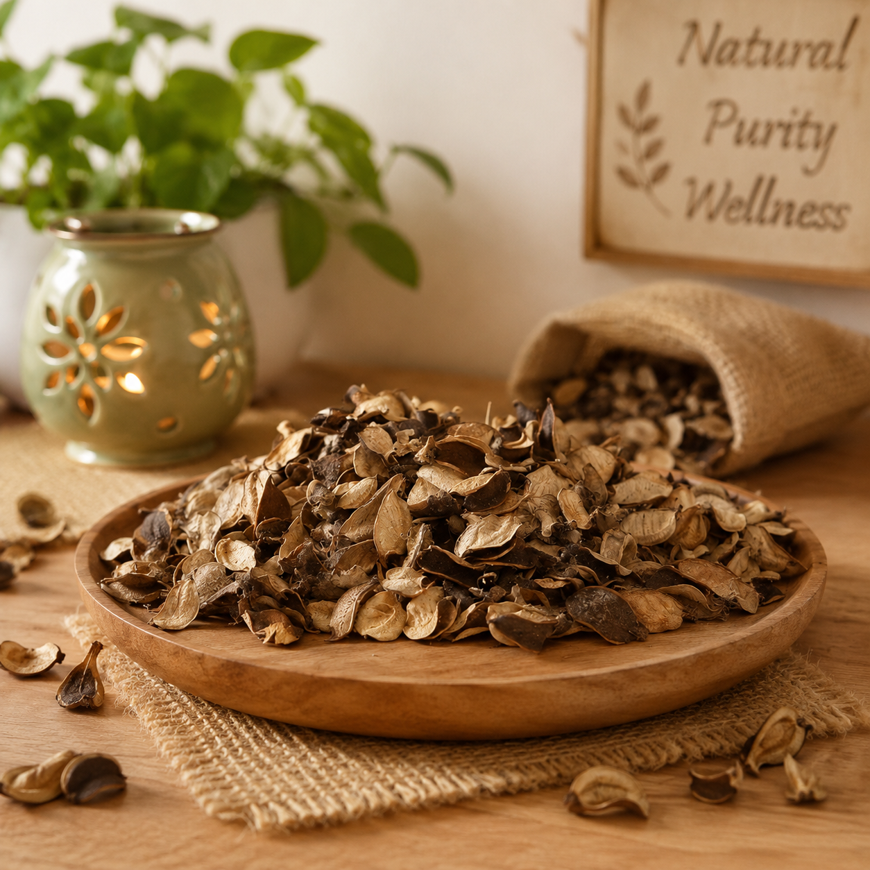 Pure Source India Natural, Potpourri – Natural Dried Flower Fragrance Vanilla | Long Lasting Home Fragrance | Decorative Bowl Filler | Wardrobe & Car Freshener | Essential Oil Infused