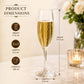 Pure Source India Whiskey & Wine Glass Set of 2, 160 ML Clear Mini Wine Glasses, Elegant Small Stemmed Glassware for Whiskey, Wine, Cocktails, Home Bar & Parties