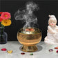 Pure Source India Pure Brass Kapoor Dani Dhoop Dani Lamp Burner with Cover, 2.3 Inch 50 ML | Traditional Brass Camphor Burner for Pooja, Mandir, Temple, Home, Office & Aarti