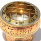 Pure Source India Pure Brass Kapoor Dani Dhoop Dani Lamp Burner with Cover, 2.3 Inch 50 ML | Traditional Brass Camphor Burner for Pooja, Mandir, Temple, Home, Office & Aarti