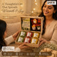 Pure Source India Scented Votive Candle Gift Set of 6 (50g Each) | Premium Glass Jar Candles for Home Décor, Bedroom, Spa, Meditation & Gifting (Rosemary, Apple Spice & Lemon)