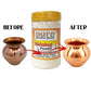 Pure Source India Brass & Copper Shining Powder, 200 GM Metal Cleaner | Brass Polish Powder for Utensils, Pooja Items, Diya, Thali, Lota & Traditional Metalware