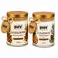 Pure Source India Scented Jar Candle Set of 2 (Sandalwood & Cedarwood) | 150g Each | Premium Wax Candles | 35-40 Hours Burn Time | Aromatherapy Candles for Home Decor, Diwali, Bedroom, Spa & Gifts