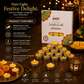 Pure Source India Scented Sandalwood Tea Light Candles Pack of 25 | Fragrance Tealights for Home Decor, Meditation, Pooja, Diwali, Parties & Aromatherapy | Long-Lasting Decorative Candles