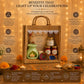 Pure Source India Diwali Pooja Gift Set with Roli Kumkum & Ghee Wicks (Green)
