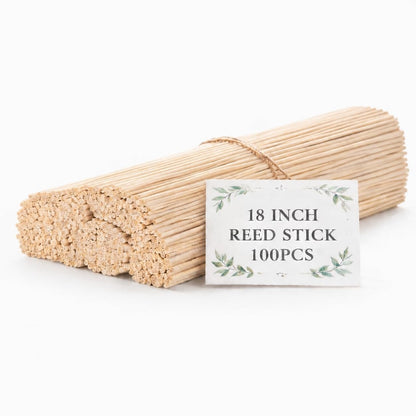 Pure Source India 3mm Natural Rattan Reed Diffuser Sticks – 100 Pcs for Aroma Diffuser, Essential Oils, Fragrance Diffuser, Home Room Air Freshener, Spa & Office