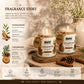 Pure Source India Scented Jar Candle Set of 2 (Sandalwood & Cedarwood) | 150g Each | Premium Wax Candles | 35-40 Hours Burn Time | Aromatherapy Candles for Home Decor, Diwali, Bedroom, Spa & Gifts