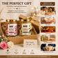 Pure Source India Scented Jar Candle Set of 2 (Rose & Vanilla) | 150 g Each | Premium Wax Candles | 35–40 Hours Burn Time | Aromatherapy Candles for Home Decor, Diwali, Bedroom, Spa & Gifting