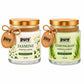 Pure Source India Scented Jar Candle Set of 2 (Jasmine & Lemongrass) | 150 g Each | Premium Wax Candles | 35–40 Hours Burn Time | Aromatherapy Candles for Home Decor, Diwali, Bedroom, Spa & Gifting
