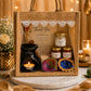 Pure Source India Diwali Pooja Gift Set with Roli Kumkum & Ghee Wicks (Black)