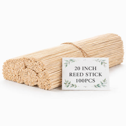 Pure Source India 3mm Natural Rattan Reed Diffuser Sticks – 100 Pcs for Aroma Diffuser, Essential Oils, Fragrance Diffuser, Home Room Air Freshener, Spa & Office