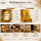 Pure Source India Luxury Festive Gift Box Hamper with Lemon Scented Candles & Yellow Potpourri