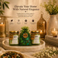 Pure Source India Luxury Festive Gift Box Hamper with Lemongrass Scented Candles & Green Potpourri| Premium Gift Set