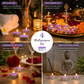 Pure Source India Scented Lavender Tea Light Candles, Pack of 25 | Fragrance Tealight Candles for Home Decor, Pooja, Meditation, Diwali, Parties, Spa & Aromatherapy | Decorative Long-Lasting Candles