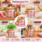 Pure Source India Rose Scented Jar Candle | 150 GM | Premium Wax Candle | 35-40 Hours Burn Time | Aromatherapy Candle for Home Decor, Bedroom, Spa, Meditation & Gift
