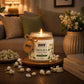 Pure Source India Luxury Festive Gift Box Hamper with Mogra Scented Candles & Green Potpourri| Premium Gift Set