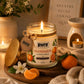 Pure Source India Luxury Festive Gift Box Hamper with Mandarin Scented Candles & Orange Potpourri