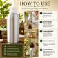 Pure Source India Aluminum Empty Bottle 250ml with Inner Lid & Cap – Ideal for Essential Oils, Oil Blends, Cosmetics and Liquid Storage (Pack of 1)