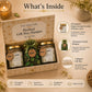 Pure Source India Luxury Festive Gift Box Hamper with Mogra Scented Candles & Green Potpourri| Premium Gift Set