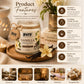 Pure Source India Vanilla Scented Jar Candle | 150 GM | Premium Wax Candle | 35-40 Hours Burn Time | Aromatherapy Candle for Home Decor, Bedroom, Spa, Meditation & Gift
