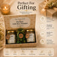 Pure Source India Luxury Festive Gift Box Hamper with Mogra Scented Candles & Green Potpourri| Premium Gift Set