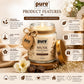 Pure Source India Premium Musk Scented Wax Candle, 150 g | Woody Fragrance | 35–40 Hours Burn Time | Smokeless & Long-Lasting Aromatherapy Candle for Home Decor, Meditation, Diwali, Yoga & Gifting