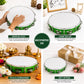 Pure Source India 10 Inch Dapli Handheld Tambourine | Single Row Metal Jingles Percussion Instrument | Lightweight Musical Drum for Kids & Adults | Ideal for Bhajan, Kirtan, Pooja, Aarti, Garba & Cultural Events | Green