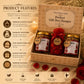 Pure Source India Luxury Festive Gift Box Hamper with Rose Scented Candles & Red Potpourri| Premium Gift Set