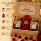 Pure Source India Luxury Festive Gift Box Hamper with Rose Scented Candles & Red Potpourri| Premium Gift Set